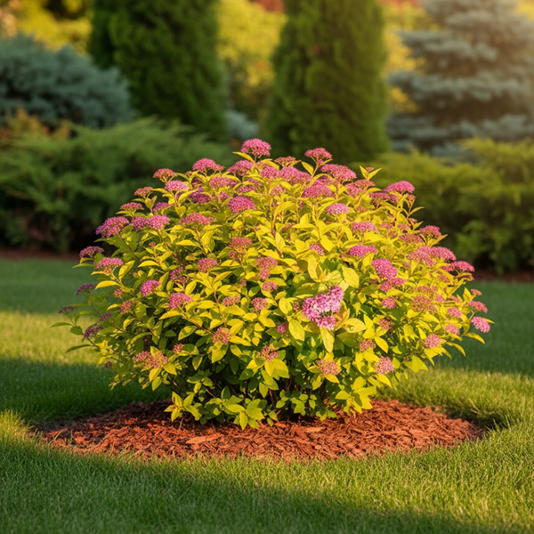 Спирея японская "Голдмунд" Spiraea japonica "Goldmound"