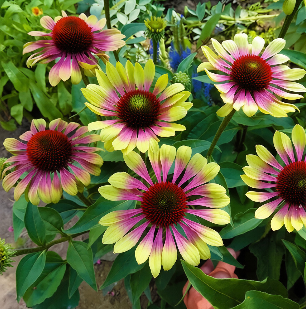 Эхинацея пурпурная "Прейри Блейз Винтаж Лайм" Echinacea purpurea "Prairie Blaze Vintage Lime" С2/3