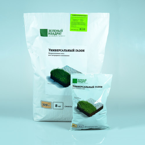 Газон Универсальный /Зеленый квадрат/ 0,3 кг